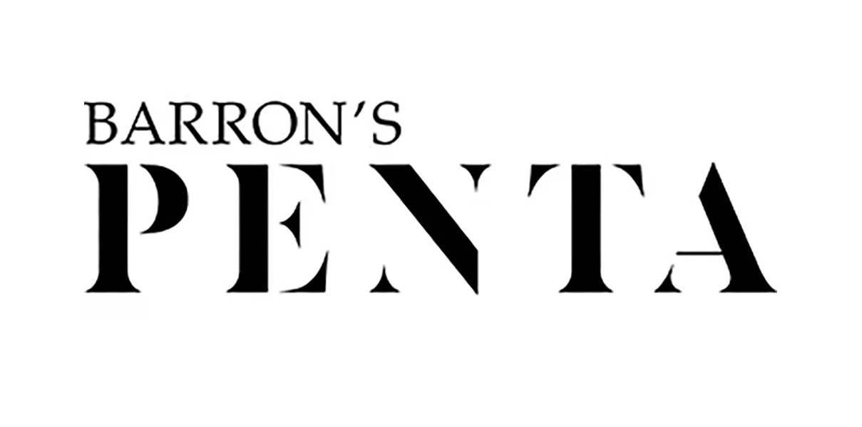 The text 'BARRON'S PENTA' in black font on a white background.