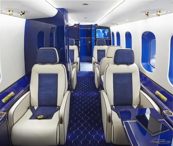 Interior view showcasing multiple seats.