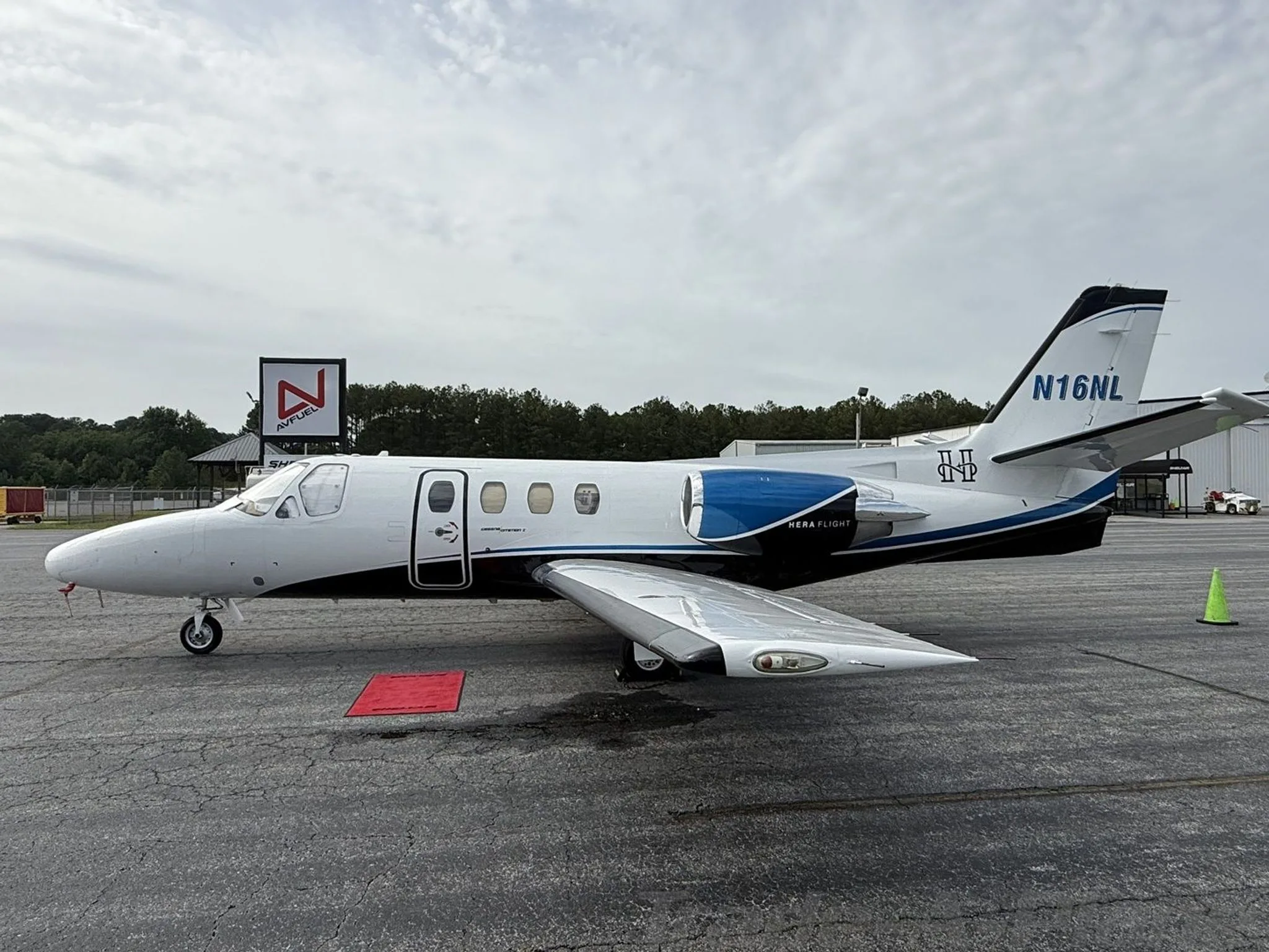 Cessna Citation ISP displayed on the tarmac.