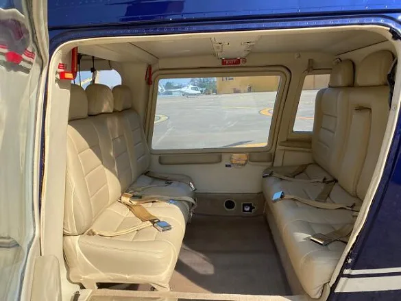 The interior cabin of the AGUSTA AW-109 A109C with seating.