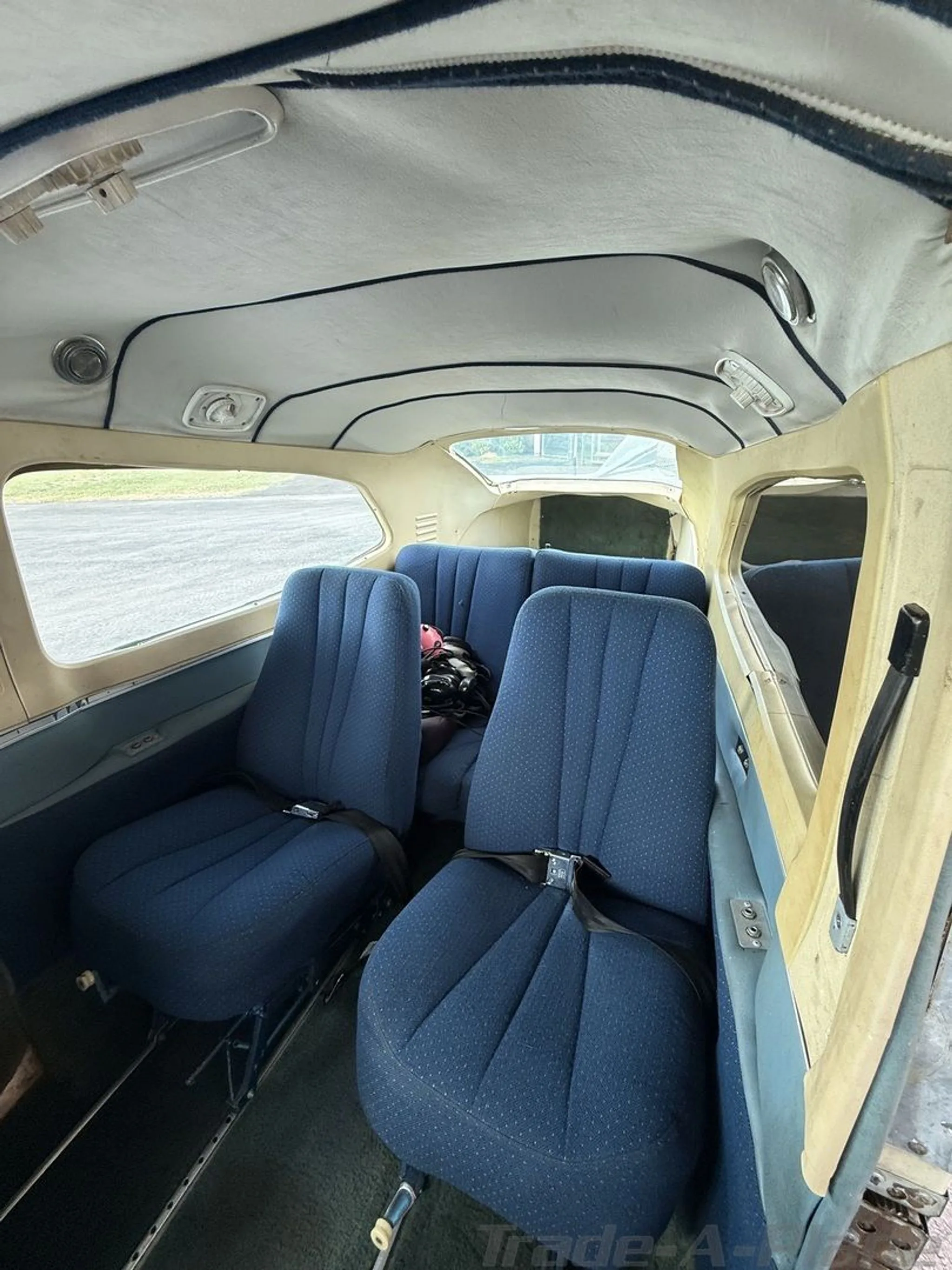Another view of the aircraft cabin seating.