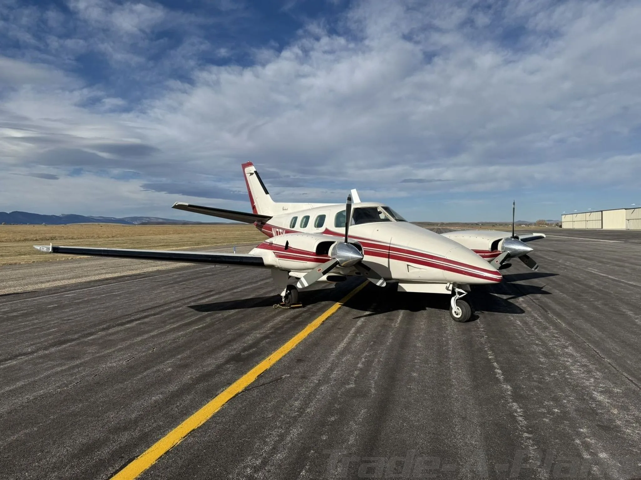 Another angle of the aircraft on the runway.