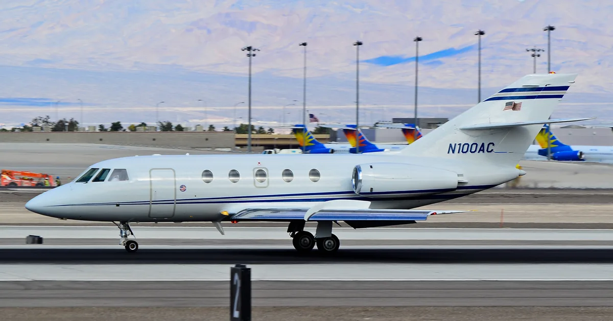 Representative photo of a Dassault Aviation FAN JET FALCON