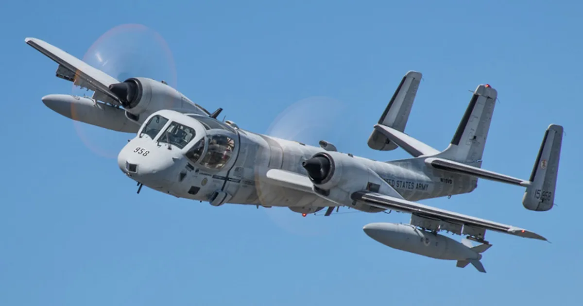 Representative photo of a Grumman OV-1/RV-1