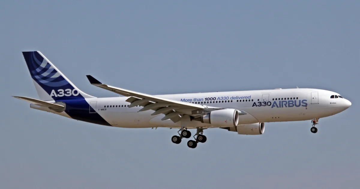 Representative photo of a Airbus A330 343X
